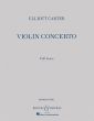 Carter Concerto for Violin and Orchestra Score