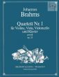 Quartett No.1 Op.25 g-moll