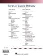 Debussy Songs of Debussy Vol.1 for High Voice and Piano (French Texts) (edited by James R.Briscoe)