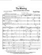 Proto The Missing for Double Bass Quartet with Voice (Fullscore)