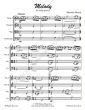 Skoryk Melody for String Quartet Score and Parts