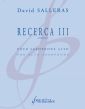 Salleras Recerca III Saxophone alto seul (after Bach)