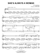 She's Always A Woman [Classical version] (arr. Phillip Keveren)