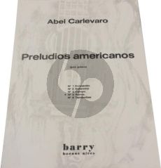 Carlevaro Preludios Americanos No.4 Ronda Guitarra