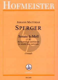 Sperger Sonate h-moll T.36 Kontrabass und Klavier (Klaus Trumpf)