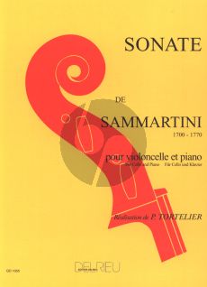 Sammartini Sonate G-majeur Violoncelle et Piano (Paul Tortelier)