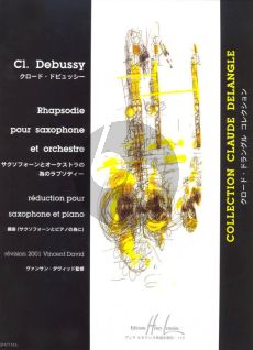 Debussy Rhapsodie Saxophone alto et Piano (Vincent David) (interm.)
