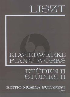 Liszt Liszt Complete Piano Works Serie I Vol.2 Studies Vol.2 (Six Etudes de Paganini and Other Works) (Edited by Szelényi István, Gárdonyi Zoltán)
