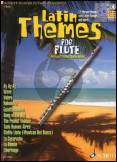 Latin Themes (12 Vibrant Themes) (Flute) (Bk-Cd)