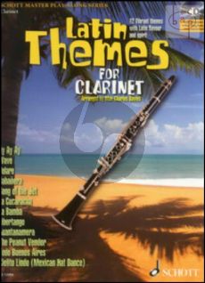 Latin Themes (12 Vibrant Themes) (Clarinet) (Bk-Cd)