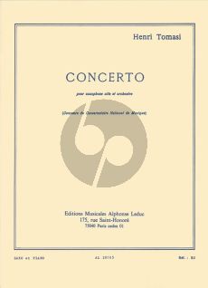 Tomasi Concerto Alto Sax.-Orchestre (piano reduction)