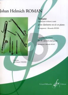 Roman Sonate Clarinette-Piano (orig. for String Orch.) (arr. A.Rydin) (adv.) (grade 8)