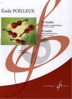 Poilleux  20 Etudes Chantantes et Caracteristiques Violon