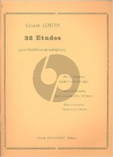 Loyon 32 Etudes pour Hautbois ou Saxophone