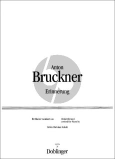 Bruckner Erinnerung Klavier