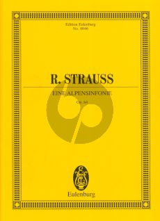 Strauss Eine Alpensymphonie Op. 64 Studienpartitur