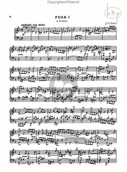 The Art of the Fugue BWV 1080 Edited for Solo Keyboard by Carl Czerny 