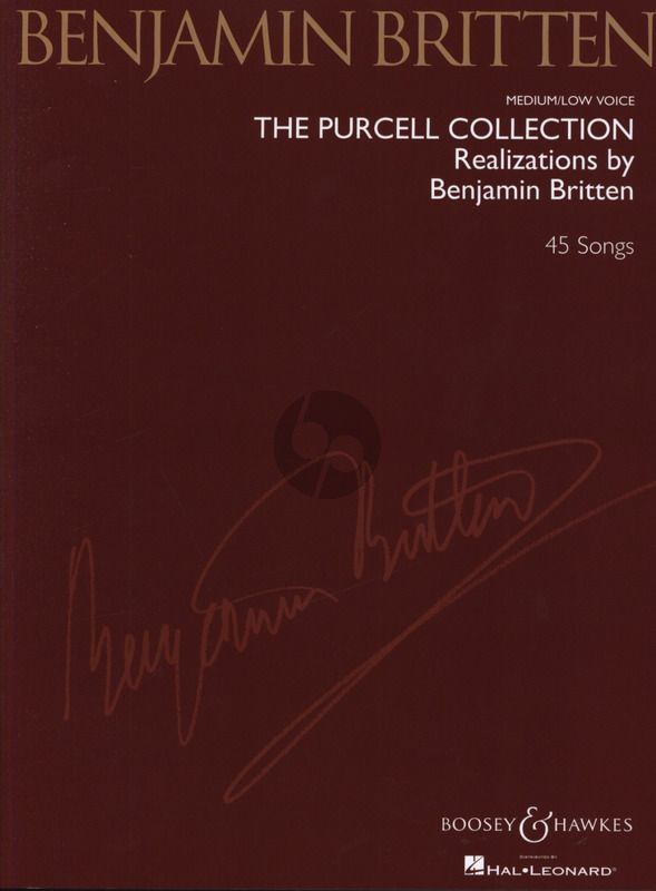 Voice-Piano　Medium　Van　Purcell　(45　Low　Purcell　Broekmans　Henry　Collection　Songs)　Poppel