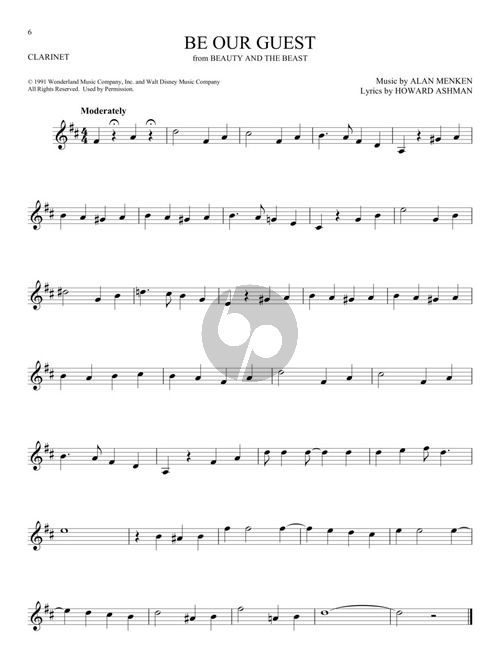101 Disney Songs for Clarinet - Disney | Broekmans & Van Poppel