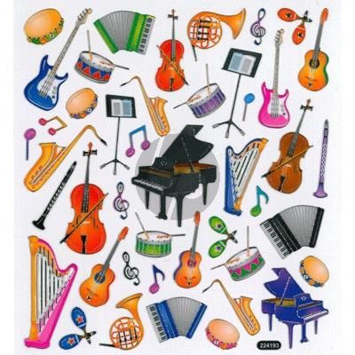 persoonlijkheid Raad Tulpen Muziek Instrumenten Stickers - | Broekmans & Van Poppel