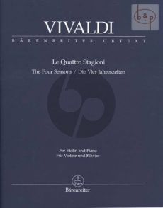 Vivaldi 4 Jahreszeiten (The 4 Seasons) Op.8 No.1-4 Violin-Piano