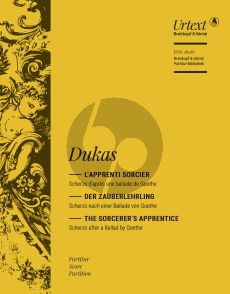 Dukas L'Apprenti sorcier - The Sorcerer's Apprenctice Orchestra (Full Score) (edited by Jean-Paul Montagnier)