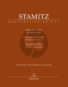 Stamitz Concerto C-major for Bassoon and Orchestra (piano reduction) (edited by Ondrej Šindelár)