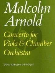 Arnold Concerto Op.108 Viola-Chamber Orchestra (piano red)