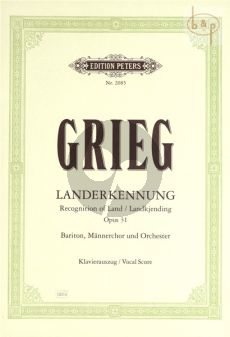 Landerkennung Op.31 (Baritone-Male Choir-Orch.)