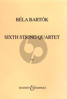 Bartok Quartet No.6 2 Violins-Viola-Violoncello (Parts)