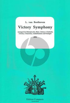 Beethoven Victory Symphony 2 Fl. [Picc.]- 2 Ob.- 2 Clar. [C] 2 Horns [C]-Trp. [C]- 2 Bns.-Contra Bsn. (Score/Parts) (Malzel)
