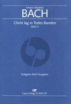 Bach Kantate BWV 4 Christ lag in Todes Banden Soli-Chor-Orch.) Studienpart.