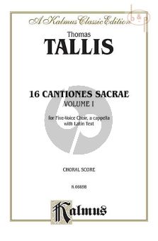 16 Cantiones Sacrae Vol.1