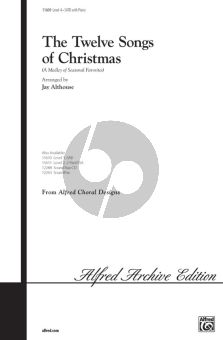 Althouse 12 Songs of Christmas SATB-piano