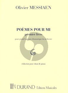 Messiaen Poemes pour Mi vol.1 pour Grand Soprano Dramatique et Piano