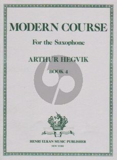 Hegvik Modern Course Vol.4 Saxophone