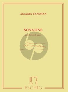 Tansman Sonatine Basson et Piano