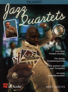 Lochs Jazz Quartets 4 Trumpets (Score/Parts) (Bk-Cd) (easy to interm.level)