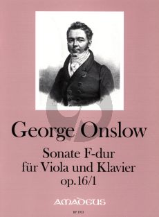 Onslow Sonata F-major Op.16 No.1 Viola und Klavier (Pauler) (Amadeus)
