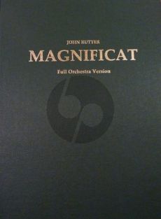 Rutter Magnificat Version for Orchestra Full Score (Hardcover)