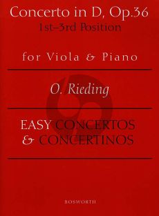 Rieding Concertino D-major Op.36 Viola and Piano (1 - 3 Pos.)