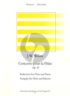 Wilms Concerto Op.24 D-major Flute-Piano (edited by Rien de Reede)