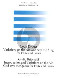 God Save the King/Queen (Variations on British Airs) Vol.1 (Drouet-Briccialdi) Flute-Piano