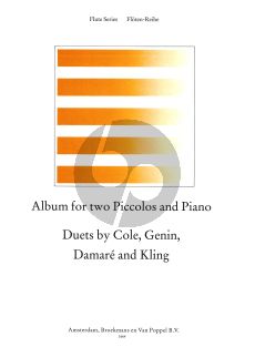 Album for 2 Piccolos-Piano (Cole-Genin-Damare and Kling) (edited by Trevor Wye) (Grade 4)