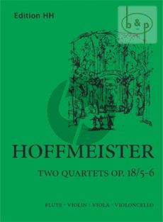2 Quartets Op.18 No. 5 - 6 Flute and Strings