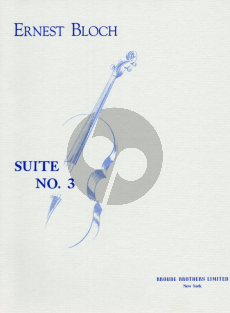 Boch Suite No.3 Cello solo (1957)