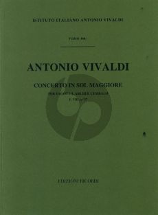 Vivaldi Concerto G major F.VIII n.37 bassoon-strings-cembalo