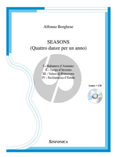 Borghese Seasons for Guitar (4 Dances for a Year) (Bk-Cd)