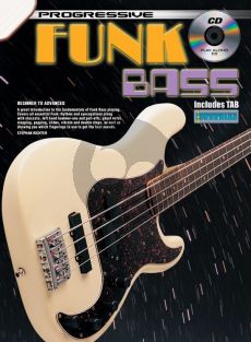 Richter Progressive Funk Bass with TAB included Book with Cd (for Beginnging to Advanced Funk Bass Players)