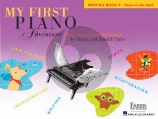 Faber My first Piano Adventure Writing Book C (Skips on the Staff)